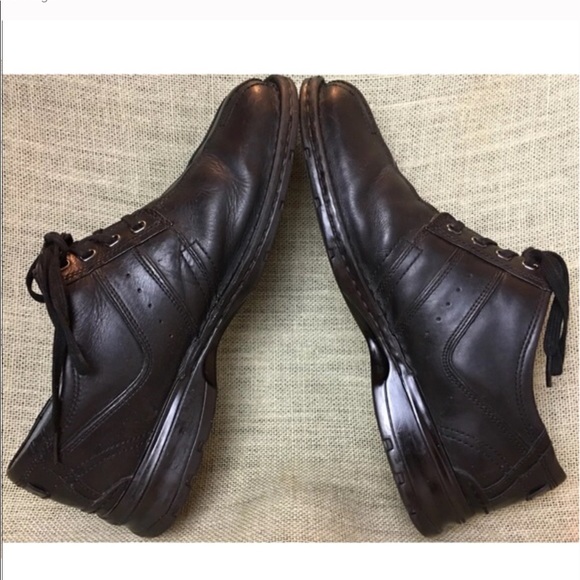 CLARKS Oxford Black Leather Bicycle Toe Size 12 - Picture 5 of 8